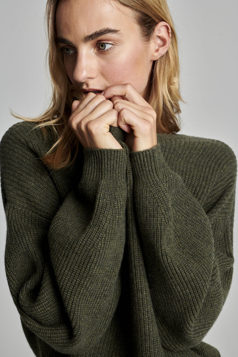 Chunky knit cashmere sweater GoCashmere