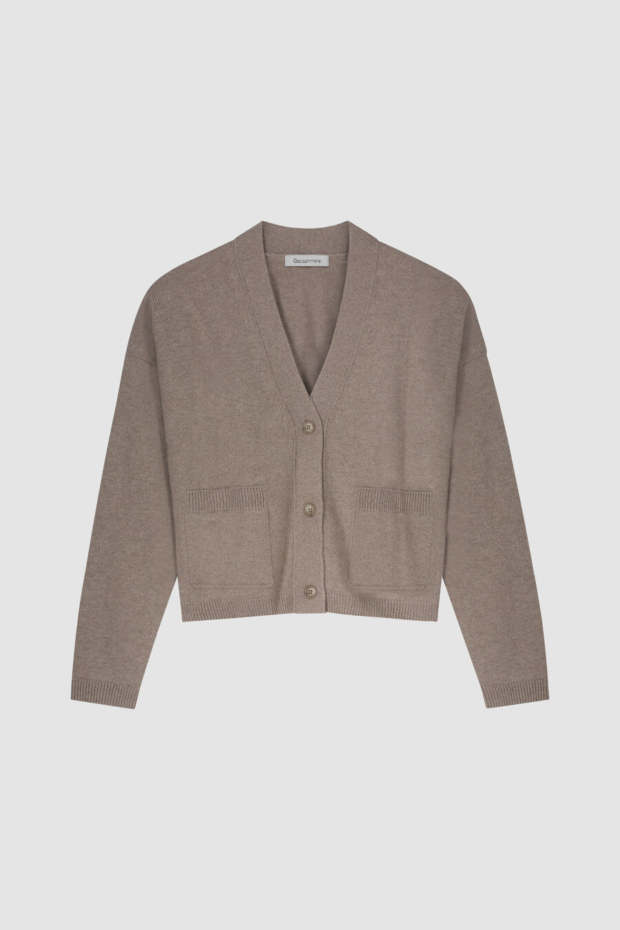 Loose fit cashmere cardigan image number 1