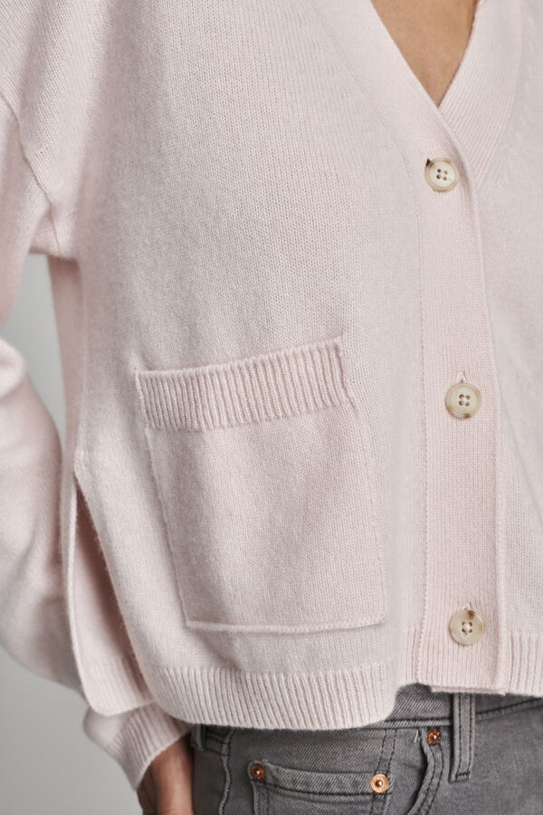 Cardigan ample en cachemire biologique image number 7
