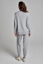 Oversized Kaschmirpullover mit hohem Ripp-Kragen image number 7