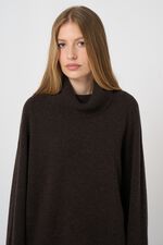 Oversized cashmere trui met hoge kraag image number 2