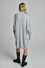 Cashmere dress with stand collar image number 9