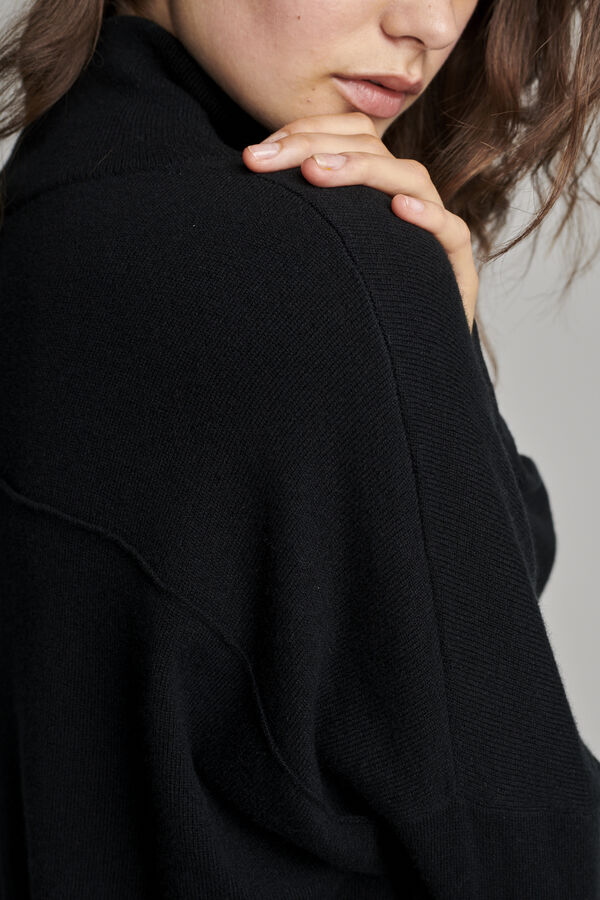 Kaschmir-Strickkleid mit Stehkragen image number 5