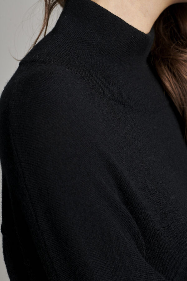 Kaschmir-Strickkleid mit Stehkragen image number 6