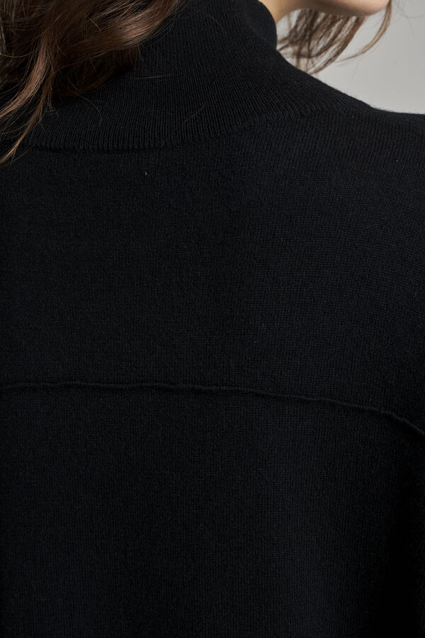 Kaschmir-Strickkleid mit Stehkragen image number 7