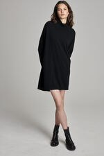 Cashmere dress with stand collar image number 9