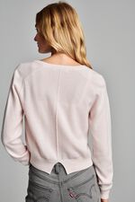 Bio-Kaschmir-Strickjacke mit Rundhalsausschnitt image number 2