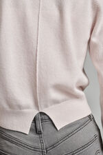 Cashmere vest met ronde hals image number 5