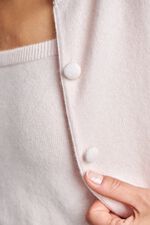 Bio-Kaschmir-Strickjacke mit Rundhalsausschnitt image number 5