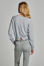 Bio-Kaschmir-Strickjacke mit Rundhalsausschnitt image number 8