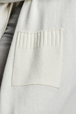 Cashmere vest met geribde sjaalkraag image number 5