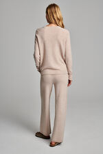 Wijde cashmere broek image number 2