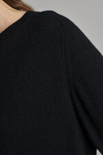 Oversized cashmere trui met ronde hals image number 7