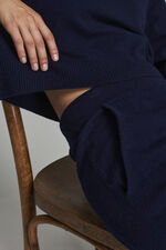 Oversized cashmere trui met ronde hals image number 6