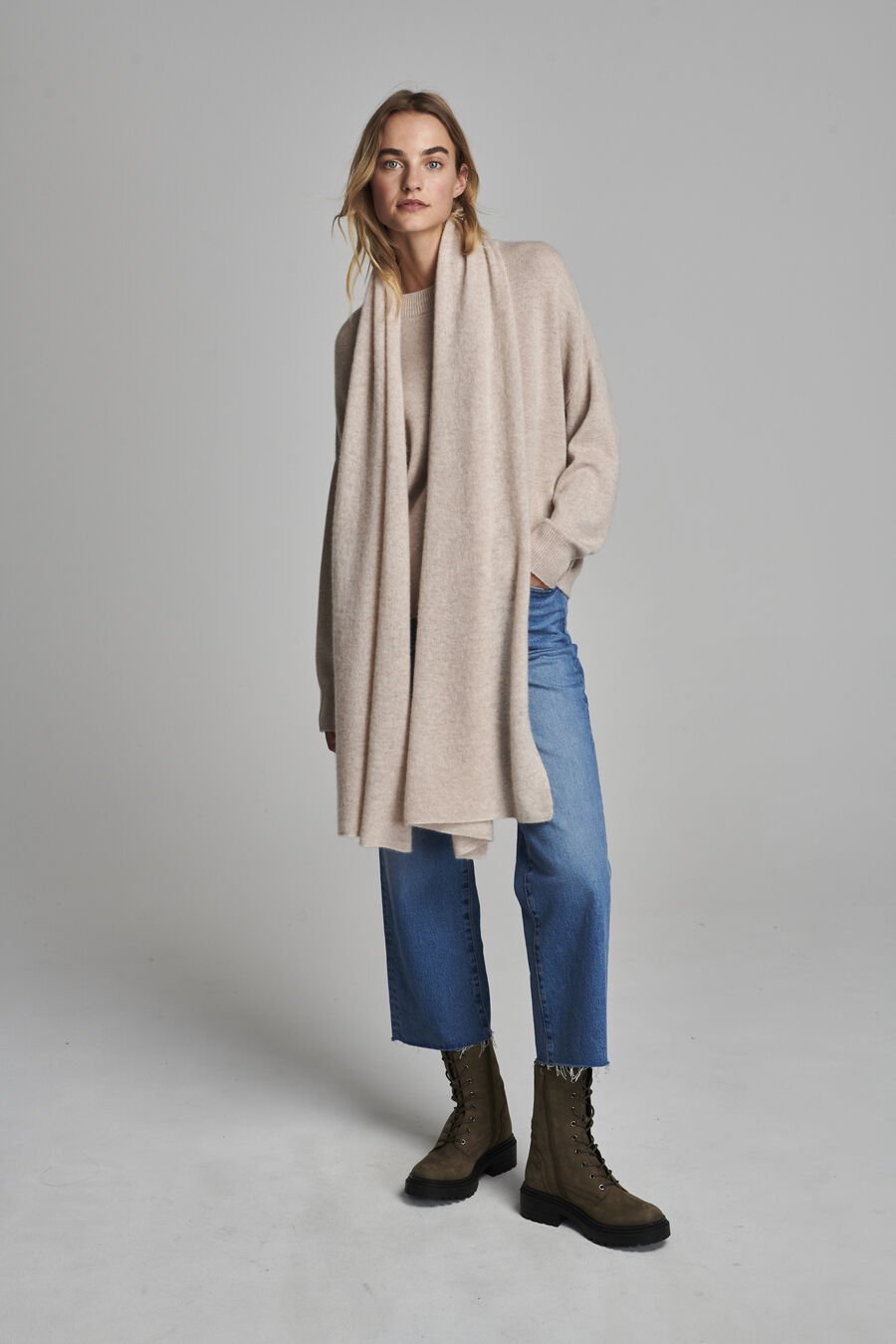 Cashmere sjaal image number 6