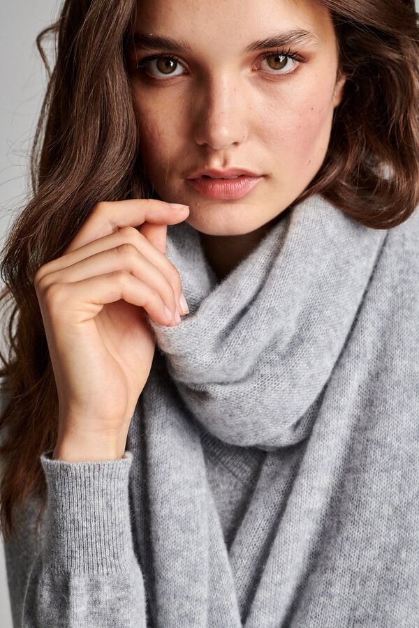 Strickschal aus Bio-Kaschmir