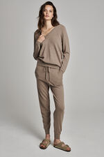 Organic cashmere joggers image number 2