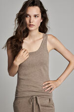 Organic cashmere round neck top image number 2