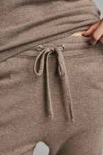 Gebreide cashmere top met ronde hals image number 4