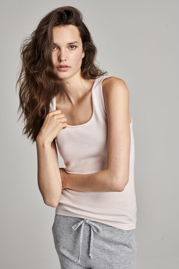 Haut à col rond en cachemire image number 5