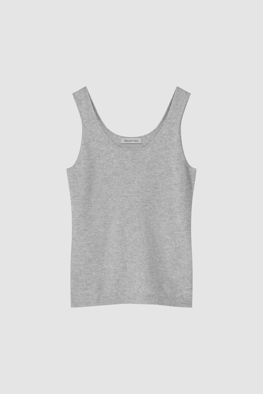 Organic cashmere round neck top image number 8