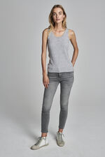 Organic cashmere round neck top image number 4