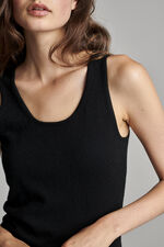 Organic cashmere round neck top image number 5