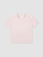 Fijn gebreid biologisch cashmere T-shirt image number 1