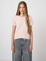 Fijn gebreid biologisch cashmere T-shirt image number 2