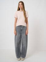 Fijn gebreid biologisch cashmere T-shirt image number 3