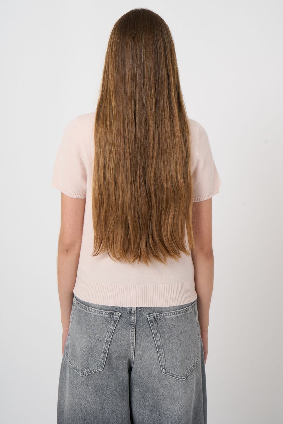 T-shirt en maille fine en cachemire biologique image number 4