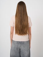 Fijn gebreid biologisch cashmere T-shirt image number 4