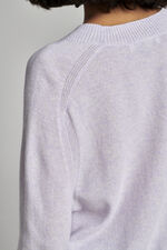 Loose fit cropped cashmere V-neck Cardigan image number 5
