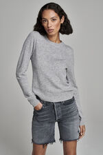 Casual round neck cashmere sweater image number 1
