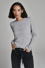 Casual round neck cashmere sweater image number 5