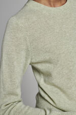 Casual cashmere trui met ronde hals image number 8