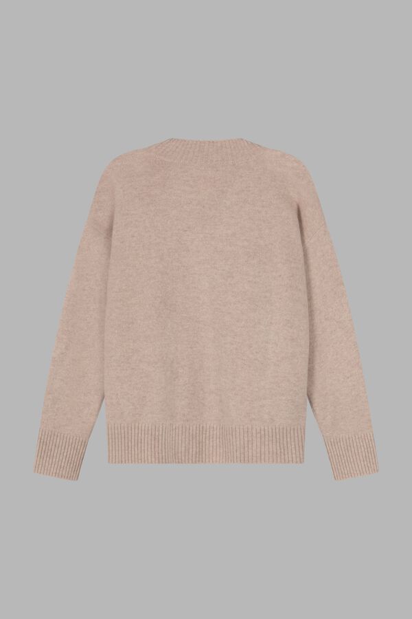 Kaschmir-Pullover mit tiefem V-Ausschnitt image number 3