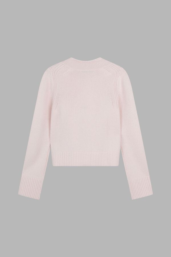 Grobstrickpullover mit hohem Kragen image number 3