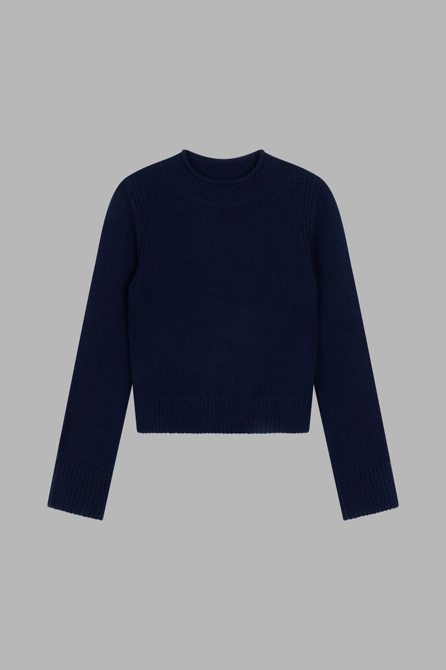 Chunky knit high neck sweater image number 0