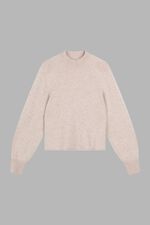 Puffärmel-Pullover mit Stehkragen aus Bio-Kaschmir image number 2