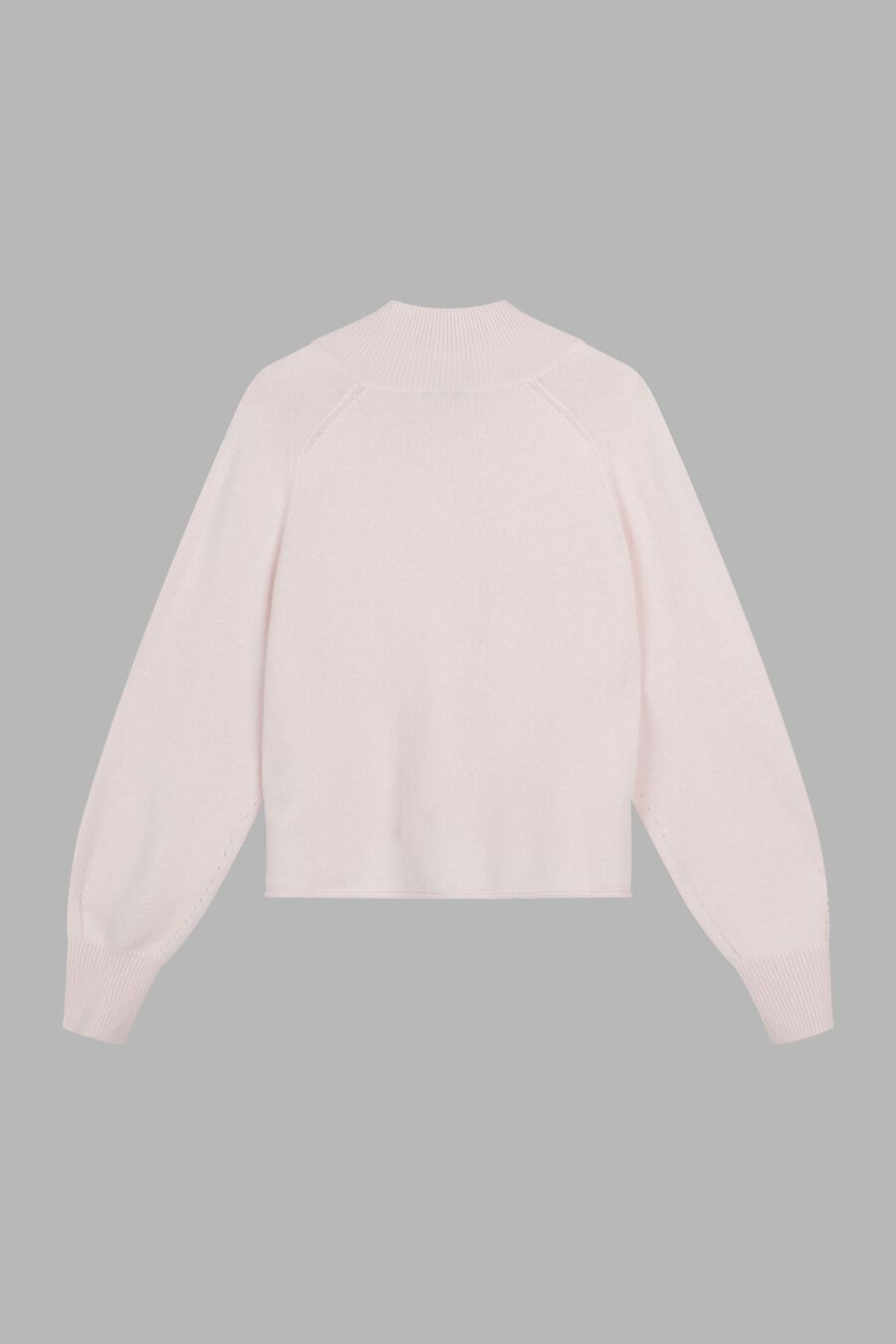 Puffärmel-Pullover mit Stehkragen aus Bio-Kaschmir image number 3