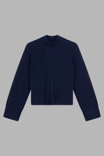 Kaschmirpullover mit Stehkragen und weiten Ärmeln image number 0