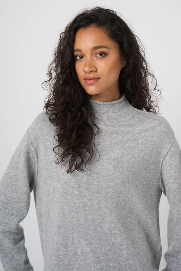 Kaschmirpullover mit Stehkragen - GOCASHMERE image number 5