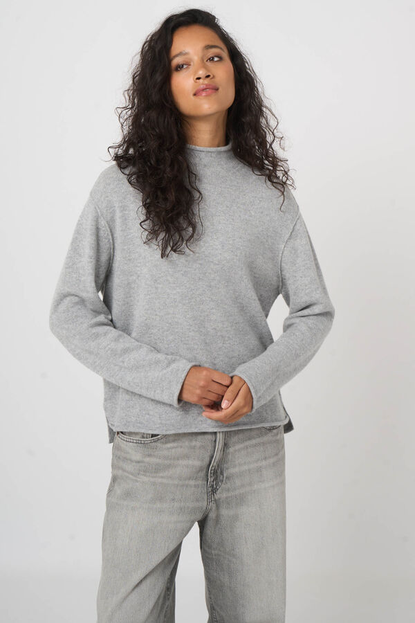 Kaschmirpullover mit Stehkragen - GOCASHMERE image number 6