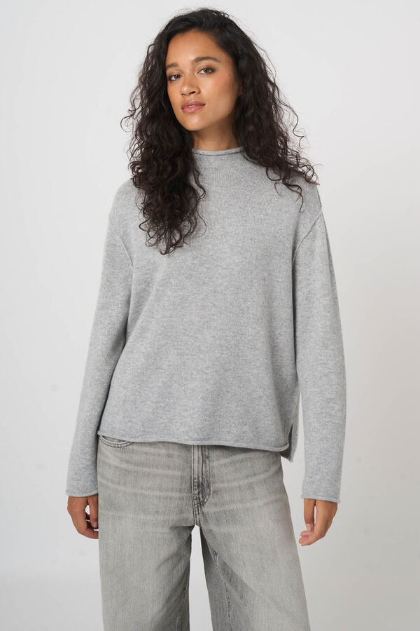 Kaschmirpullover mit Stehkragen - GOCASHMERE image number 8