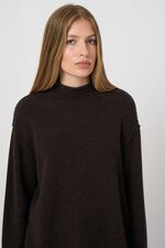 Pull en Pur Cachemire avec Col Montant image number 2