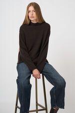 Pull en Pur Cachemire avec Col Montant image number 4