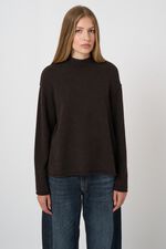 Pull en Pur Cachemire avec Col Montant image number 6