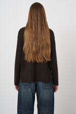 Pull en Pur Cachemire avec Col Montant image number 8