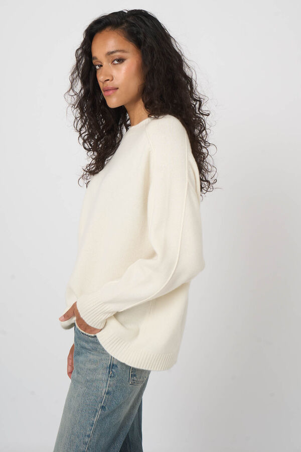 Casual Bio-Kaschmirpullover mit Rundhalsausschnitt - Gocashmere image number 2